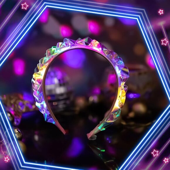 Glow in Dark LED Headband Light Up Hair Accessories for Parties Weddings main image 4